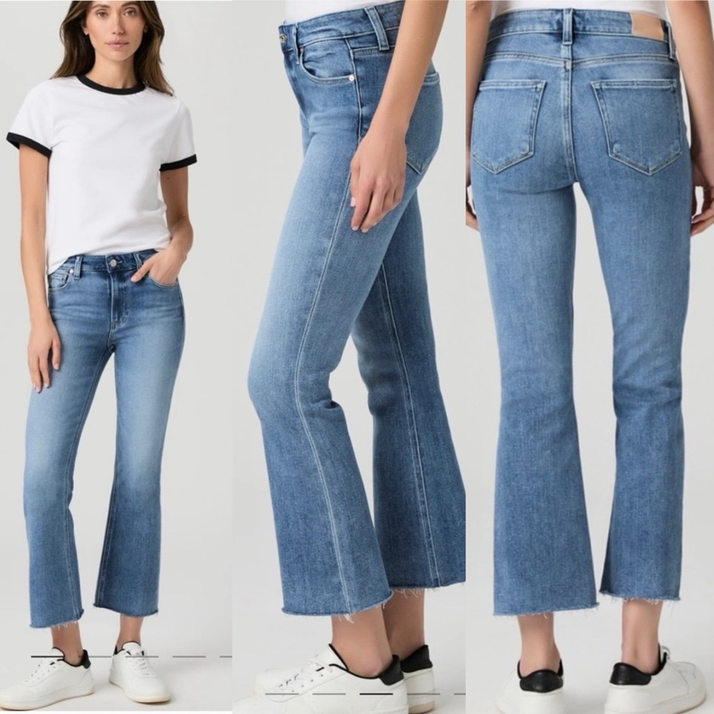 Paige Colette Crop Flare Jeans Women’s Size 29